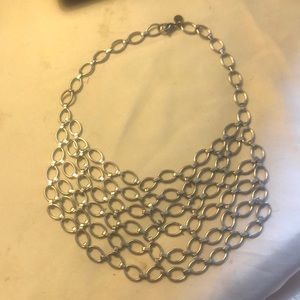 Chain statement necklace